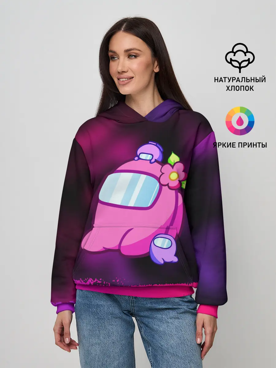 Женское худи / AMONG US - МИЛОТА