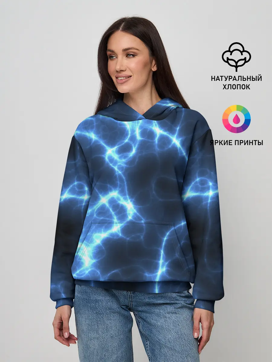 Женское худи / Электро