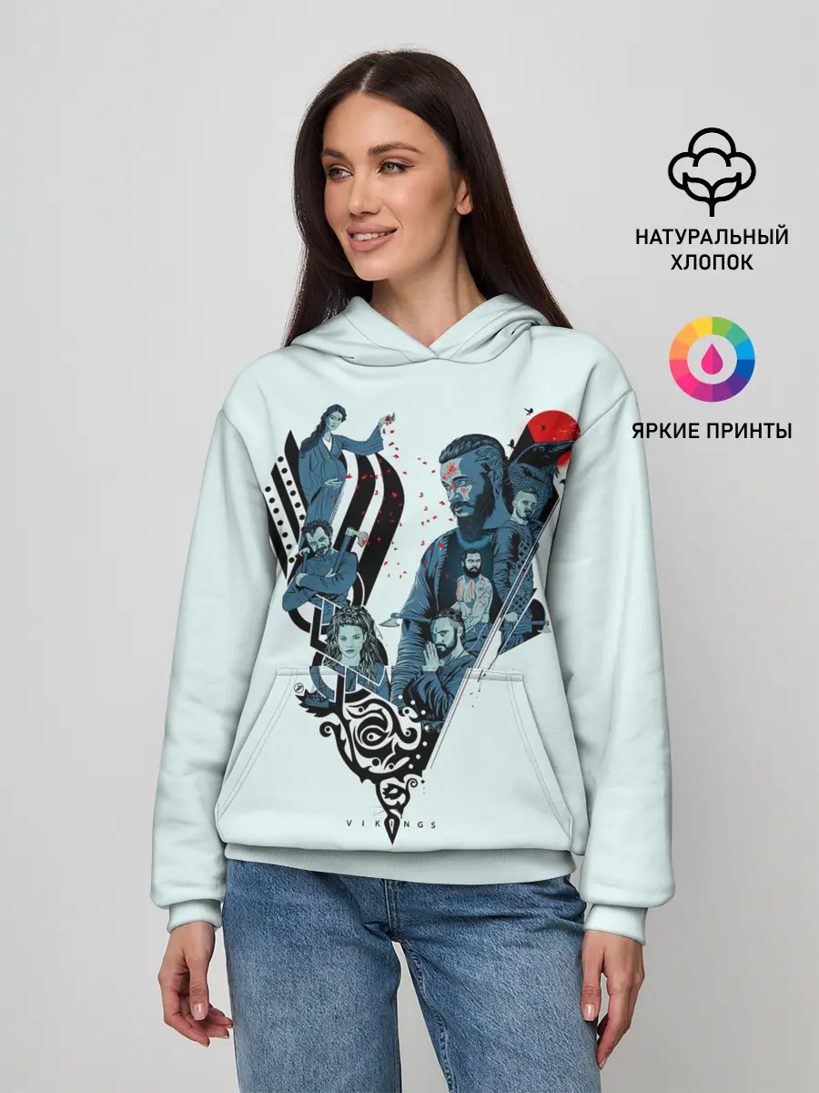 Женское худи / Викинги