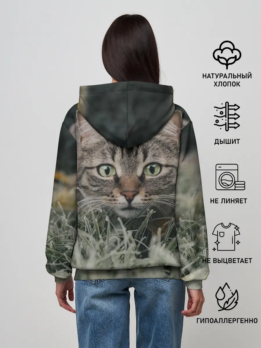 Женское худи / Кошка