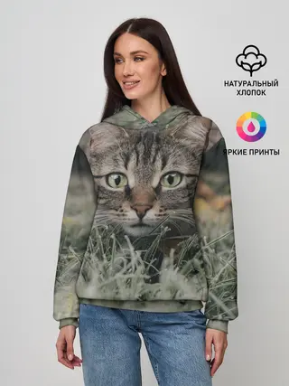 Женское худи / Кошка