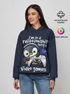 Женское худи / У меня отношения с играми