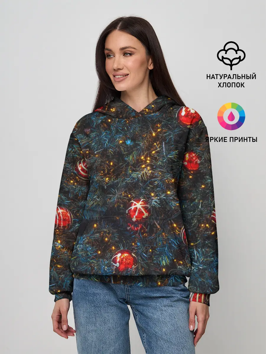 Женское худи / Новый Год