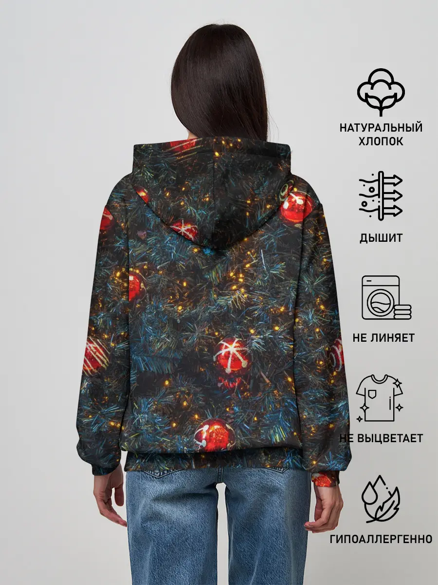 Женское худи / Новый Год