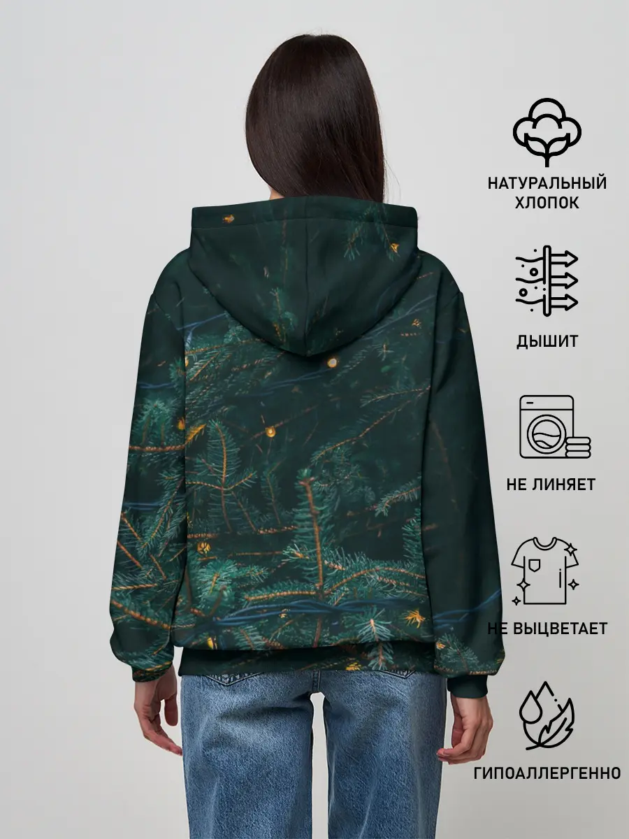 Женское худи / Елка