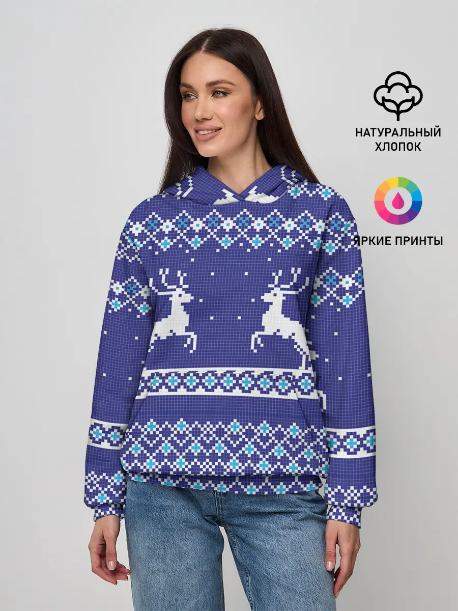 Женское худи / Олени