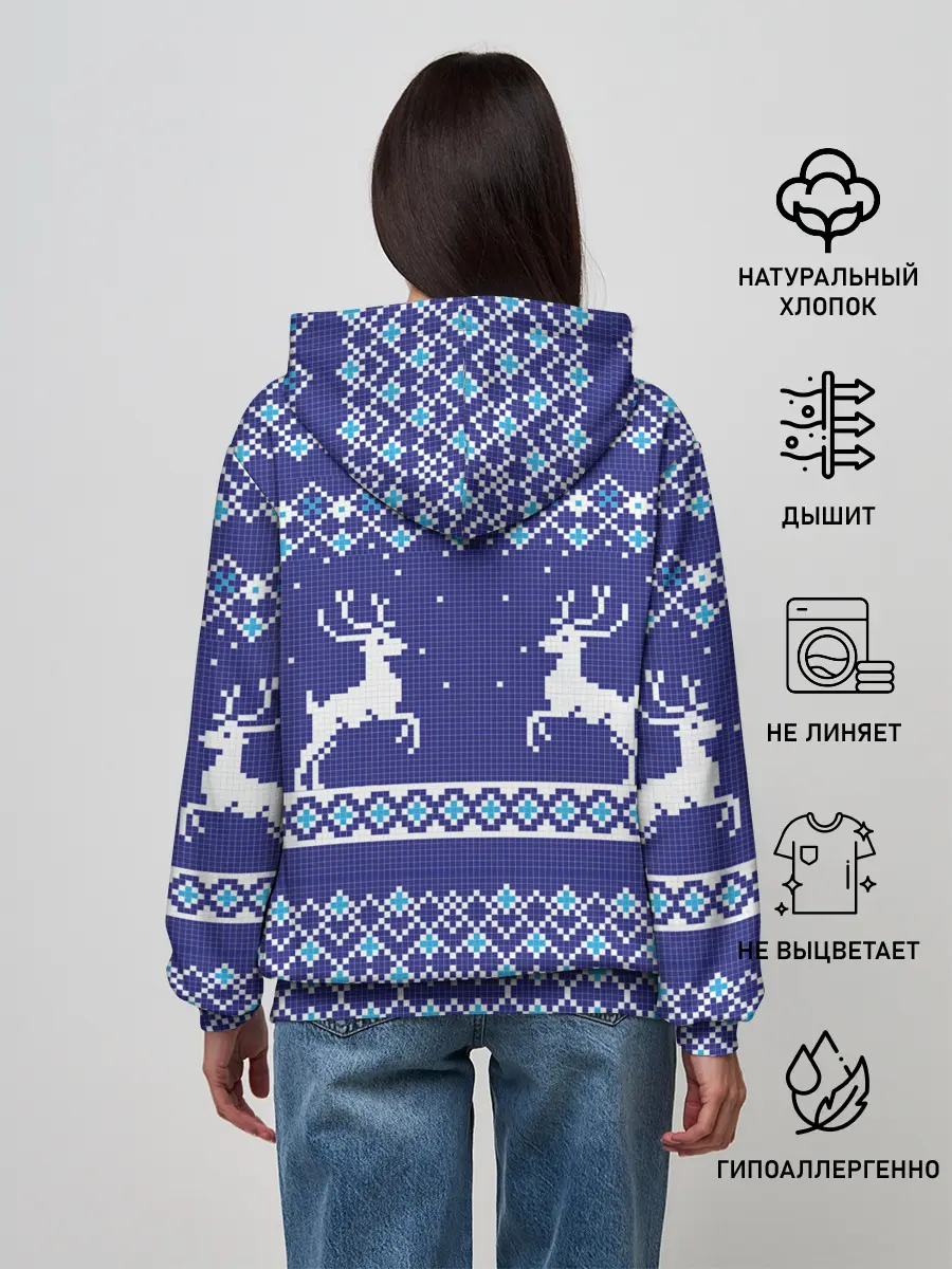 Женское худи / Олени