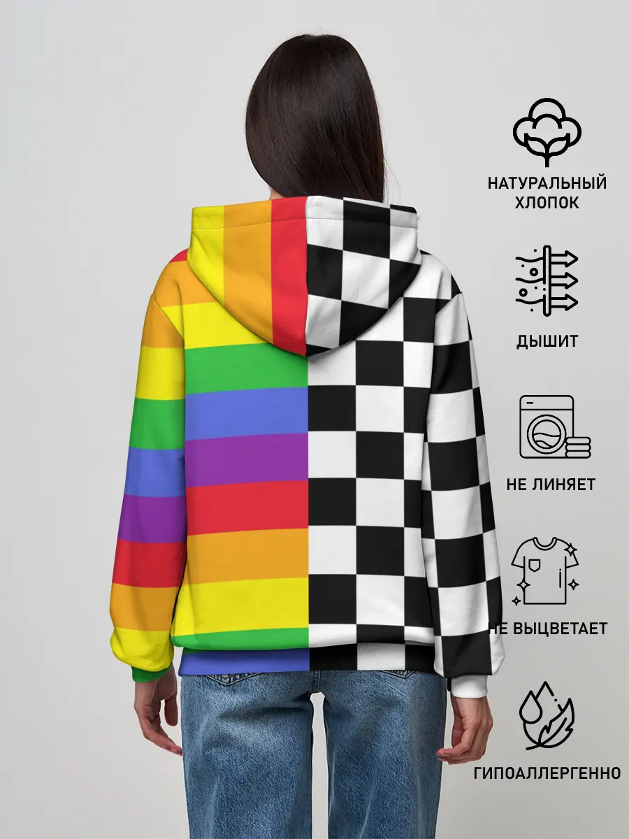 Женское худи / Rainbow