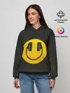 Женское худи / Наушники Смайл