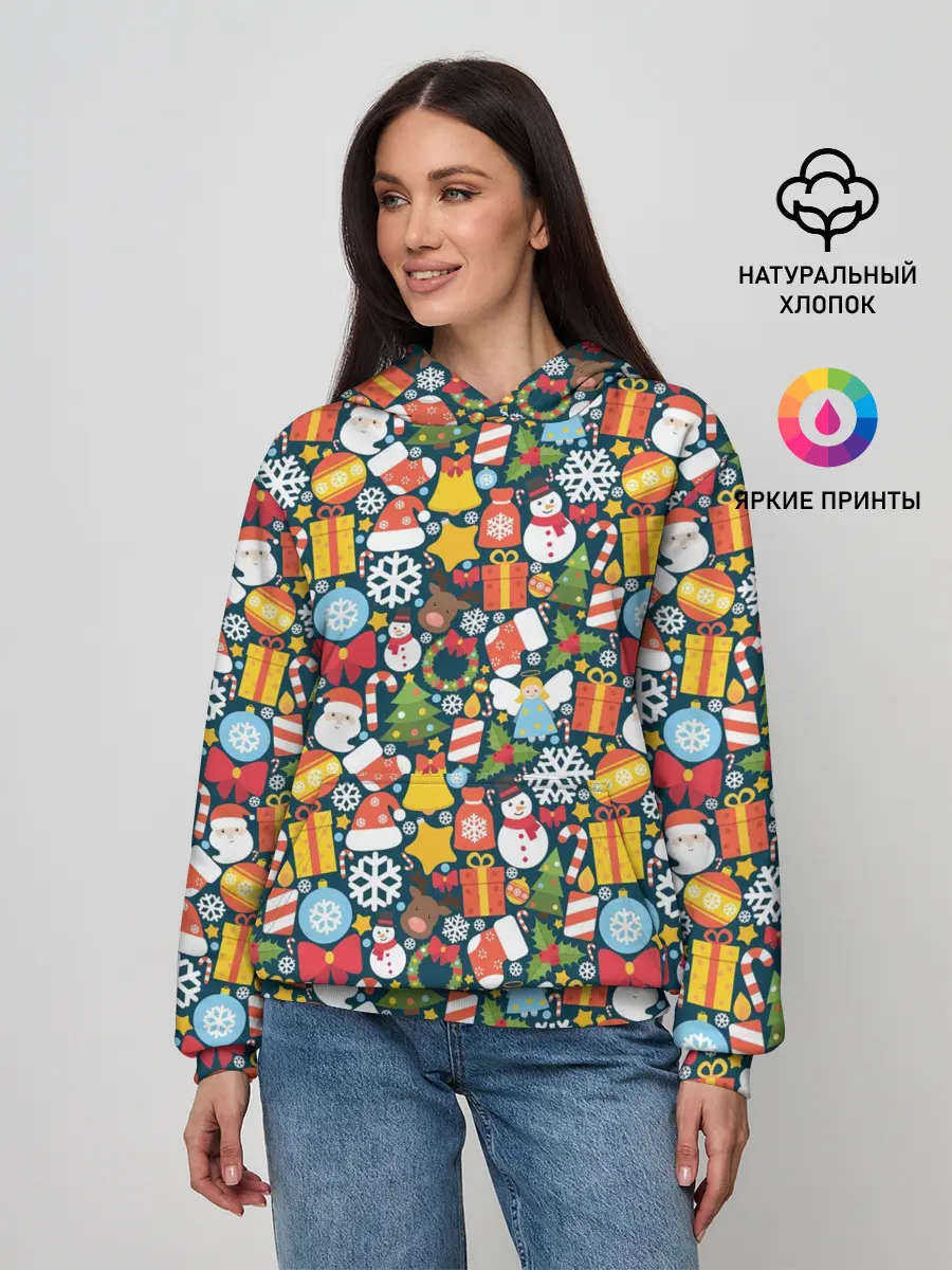 Женское худи / Новый Год