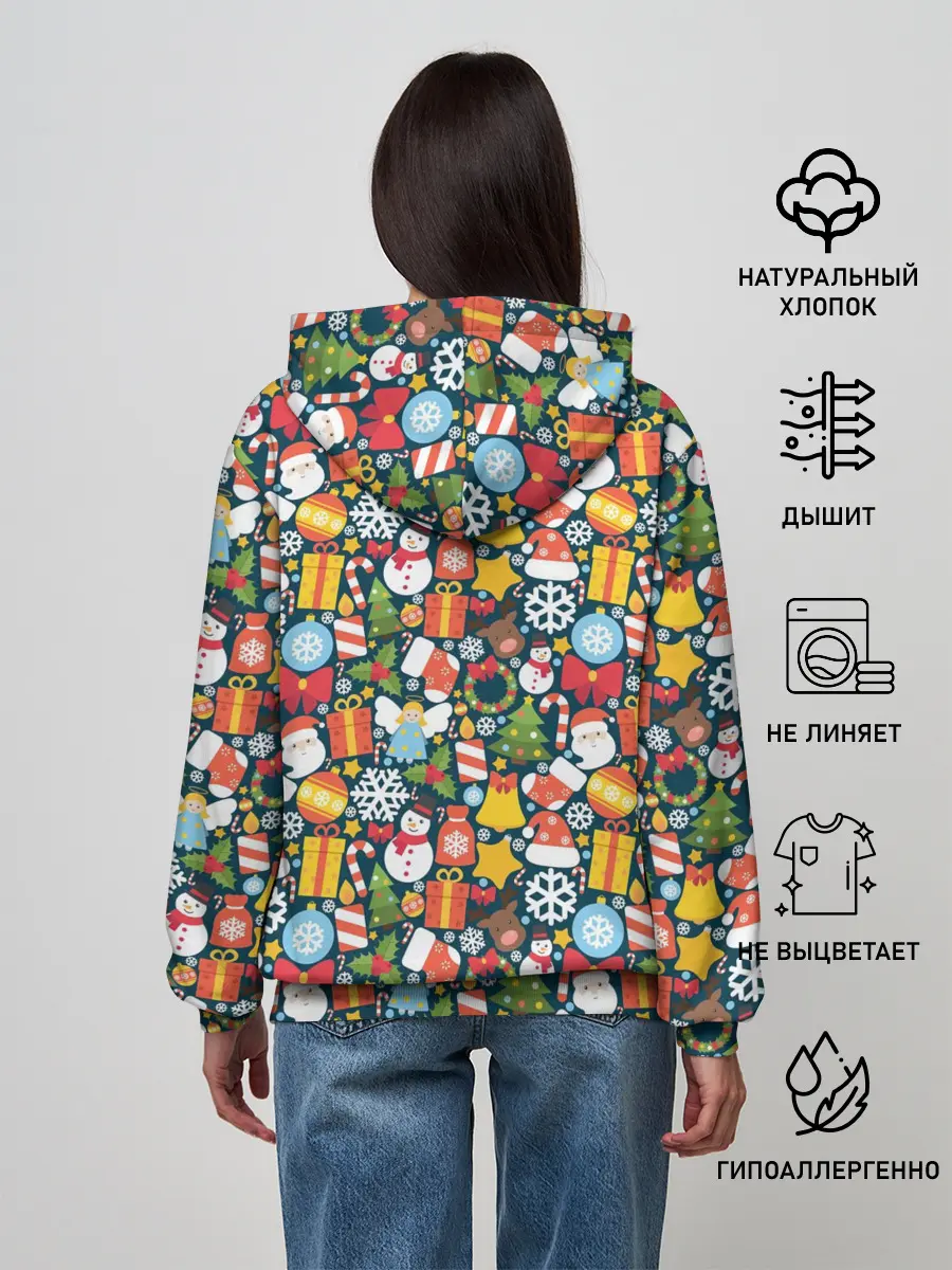 Женское худи / Новый Год