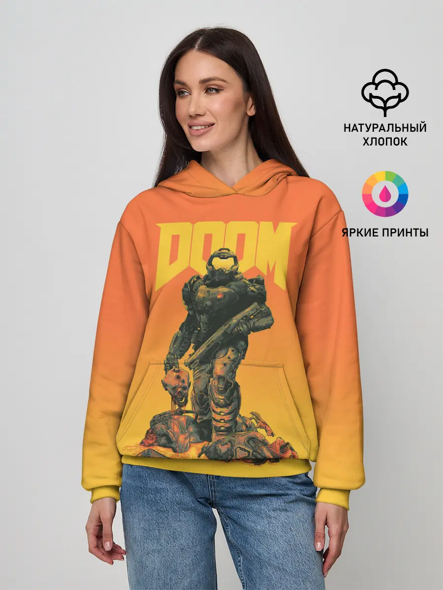 Женское худи / Doom