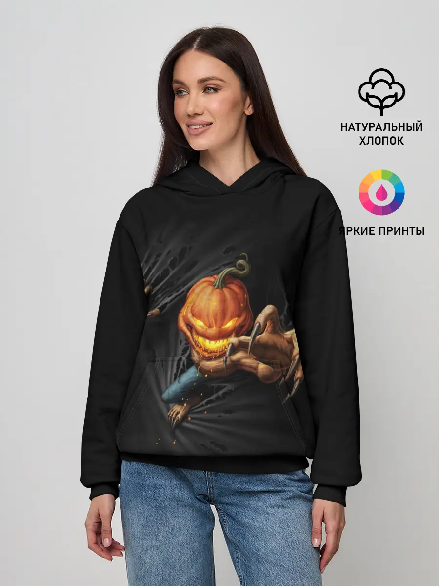 Женское худи / Jack Skellington