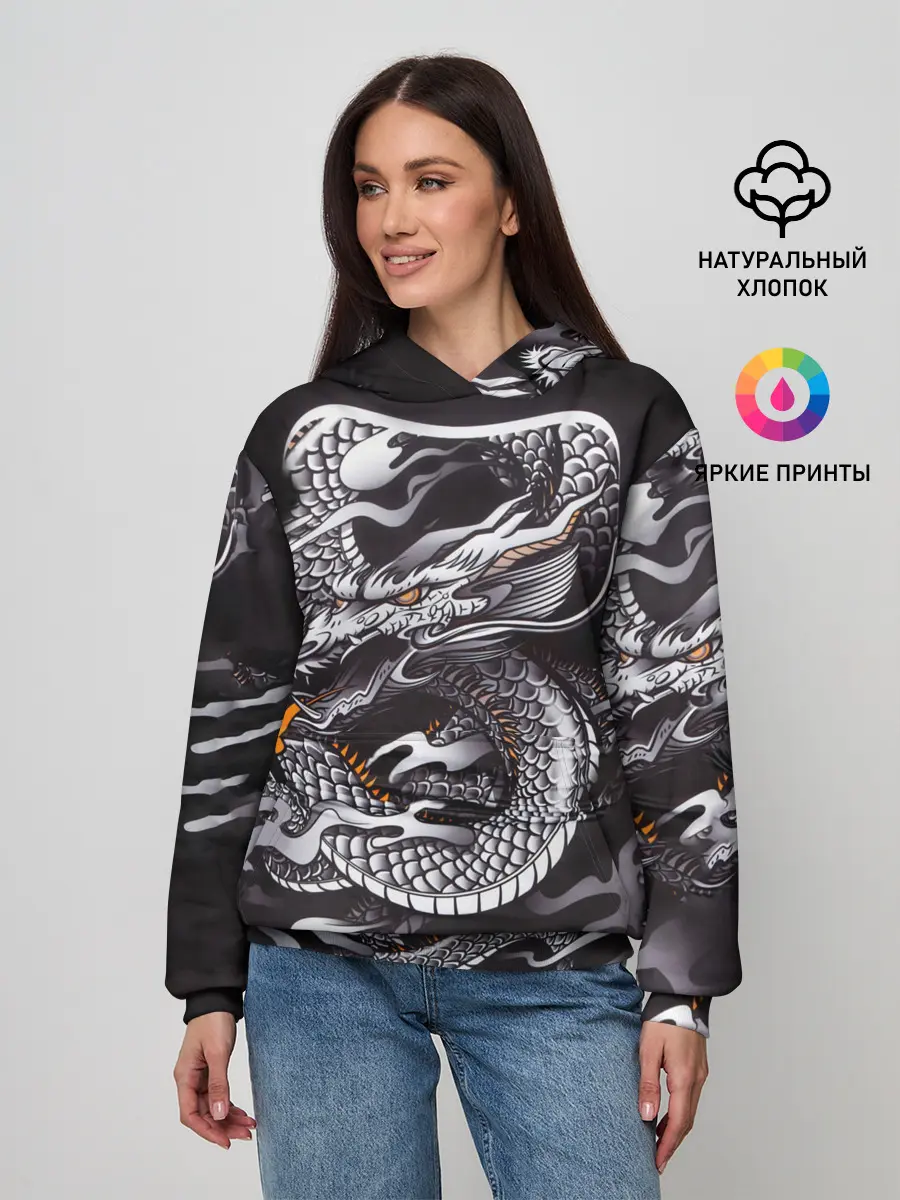 Женское худи / Самурай