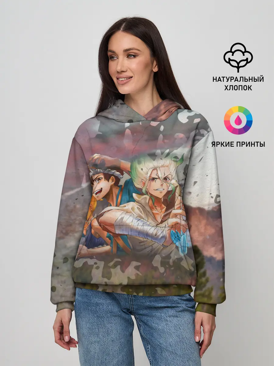 Женское худи / Доктор Стоун