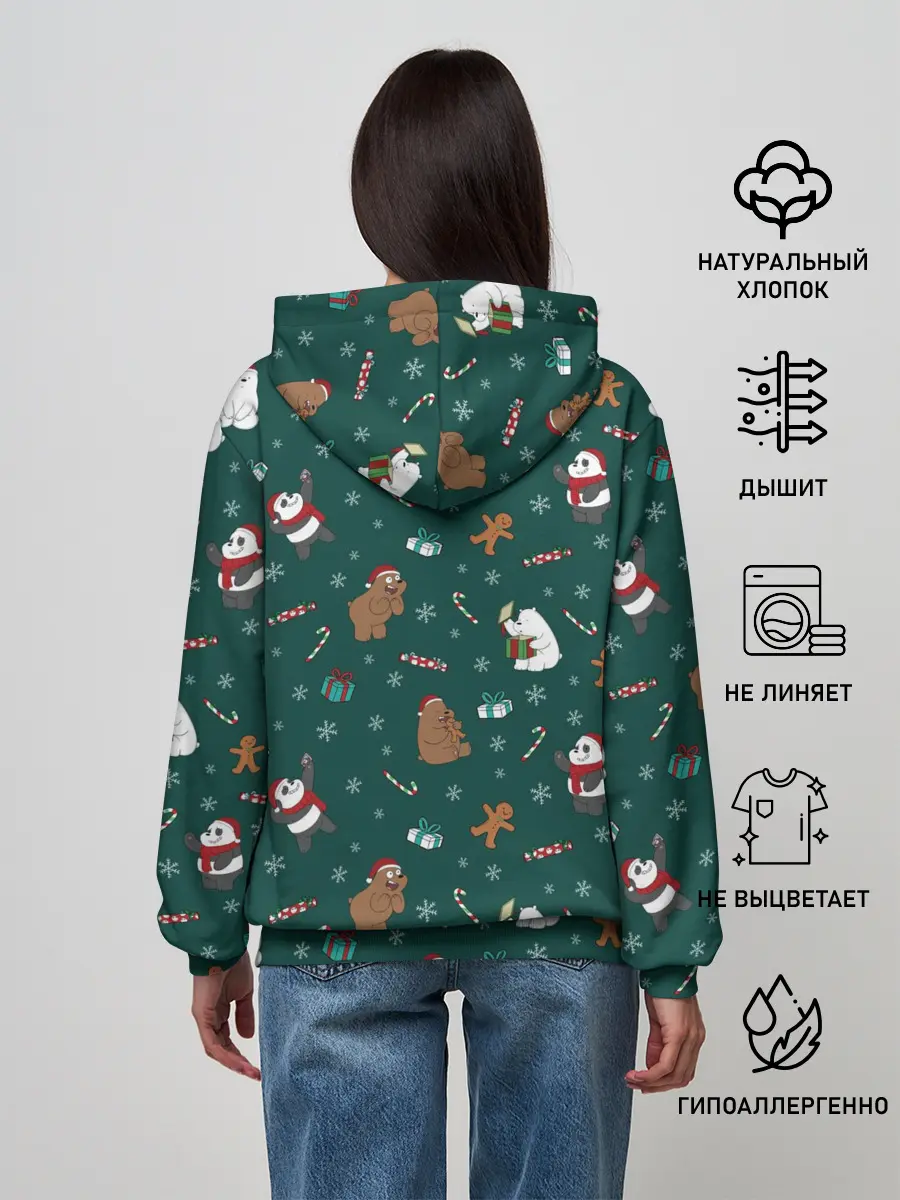 Женское худи / We Bare Bears