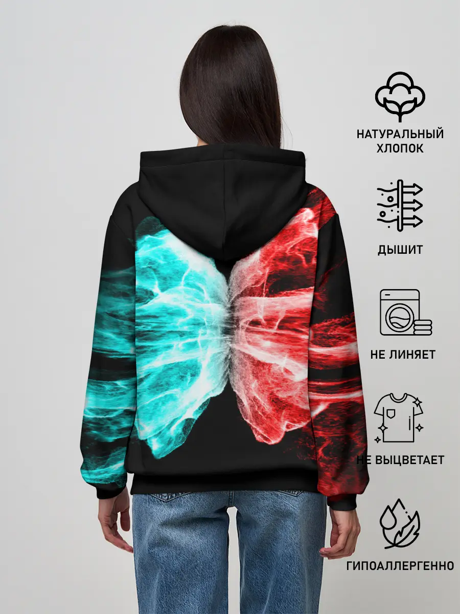 Женское худи / AMONG US - БИТВА ОГНЕЙ