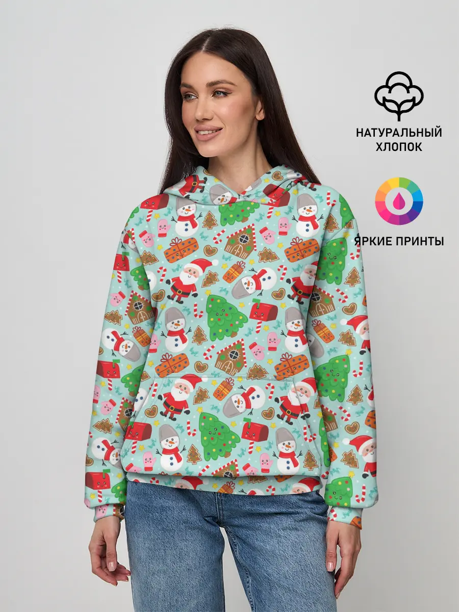 Женское худи / Новый Год