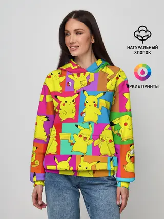 Женское худи / ПИКАЧУ