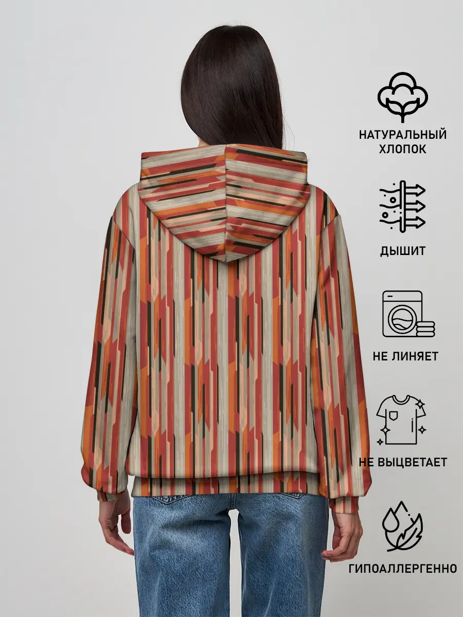 Женское худи / Ритм полос