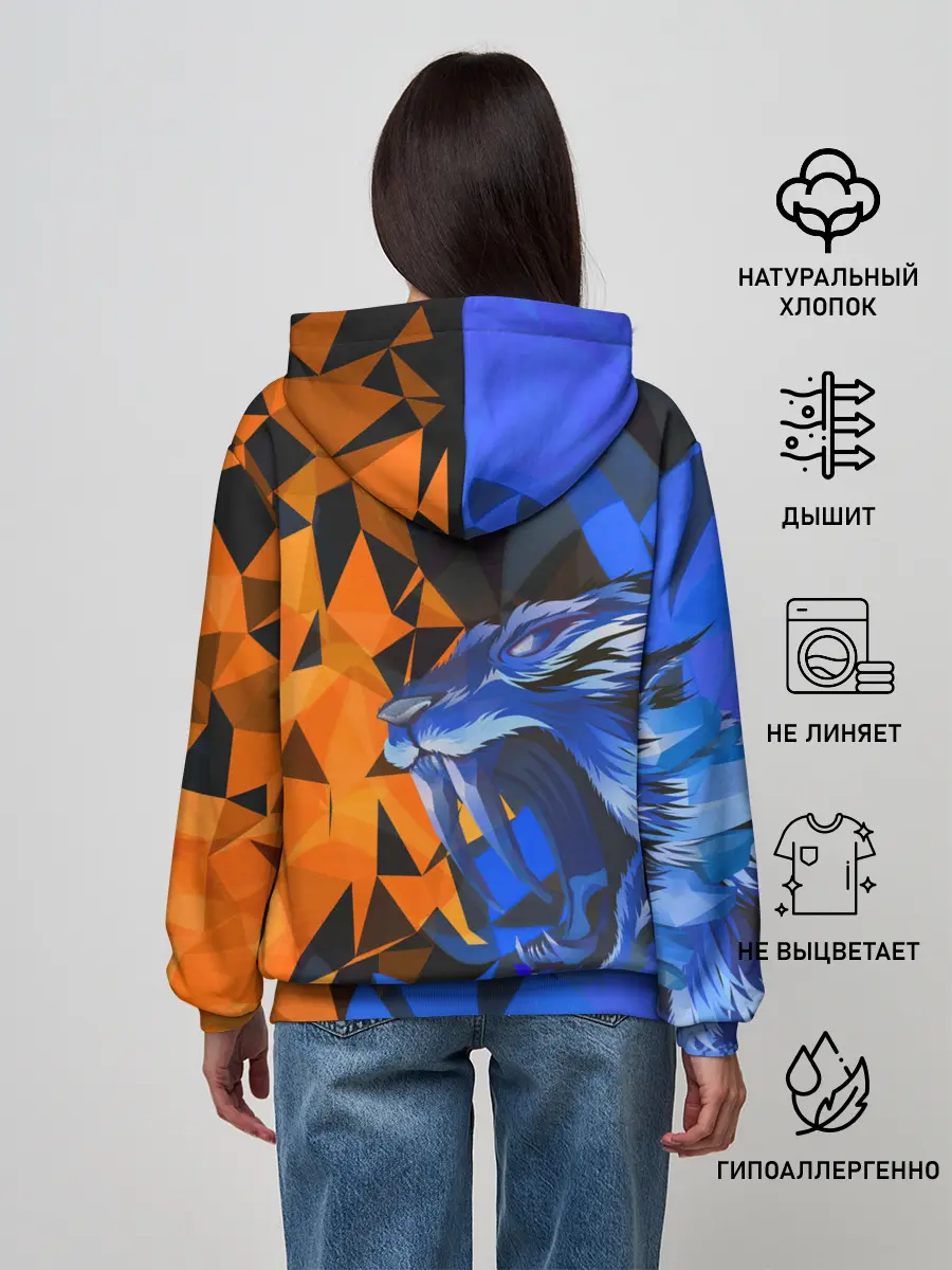 Женское худи / Тигр