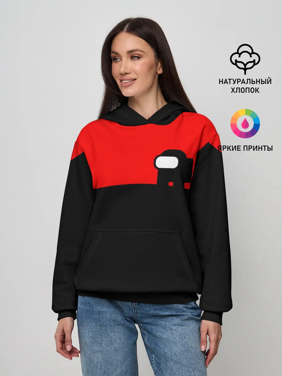 Женское худи / AMONG US - ALONE