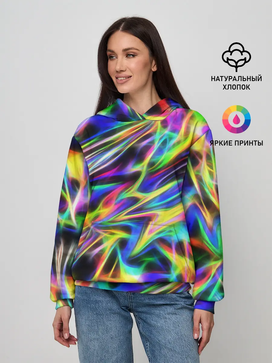 Женское худи / Космическая хризонтема