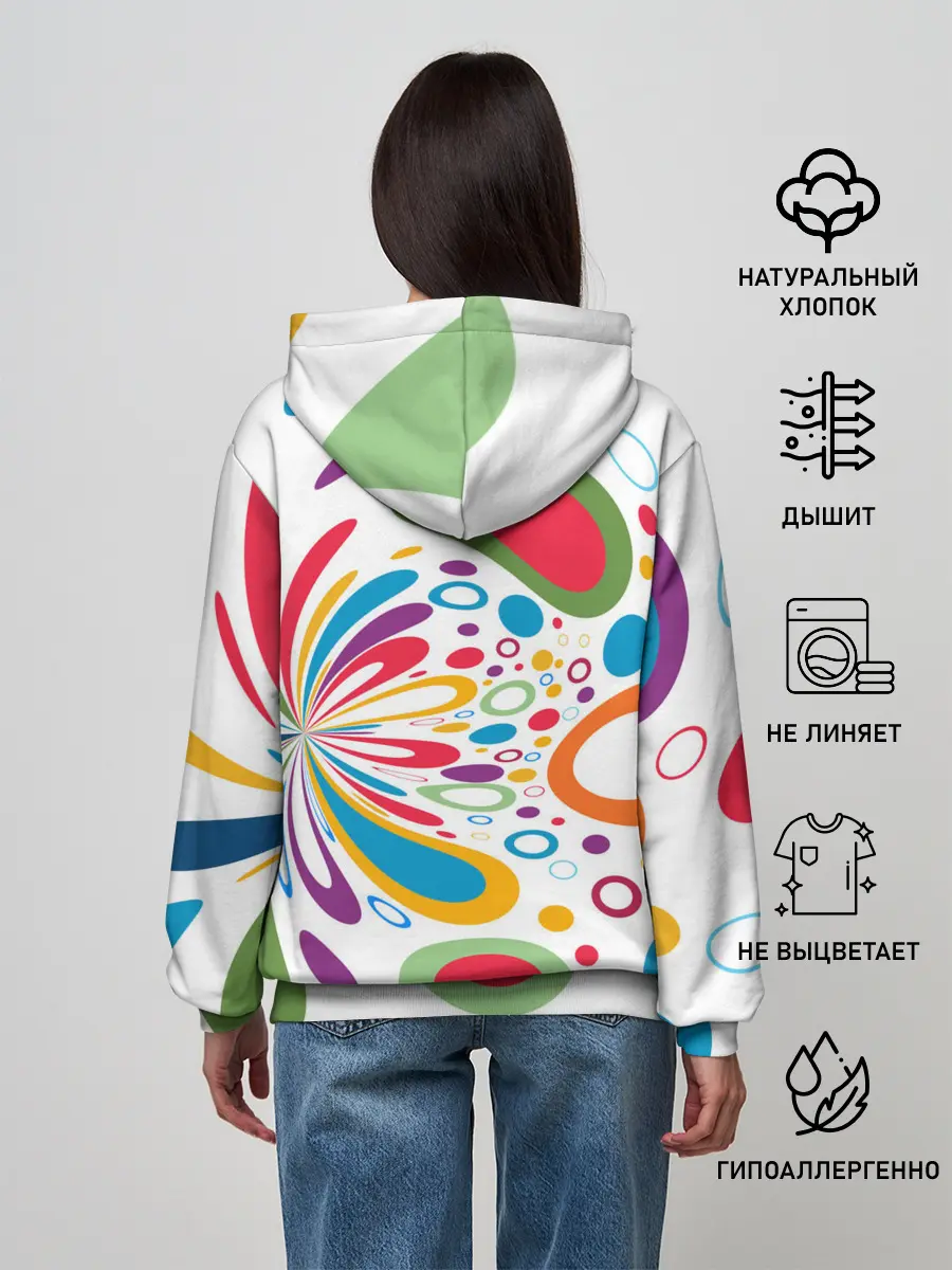 Женское худи / Яркие краски