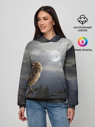 Женское худи / Сова