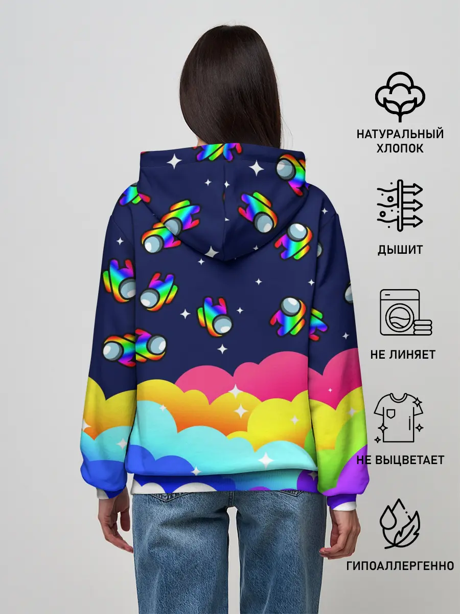 Женское худи / РАДУЖНЫЙ IMPOSTOR