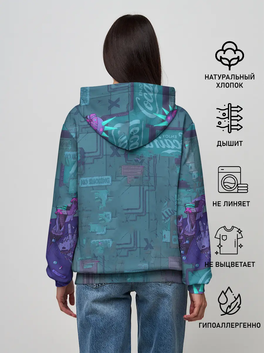 Женское худи / Cyberpunk 2077