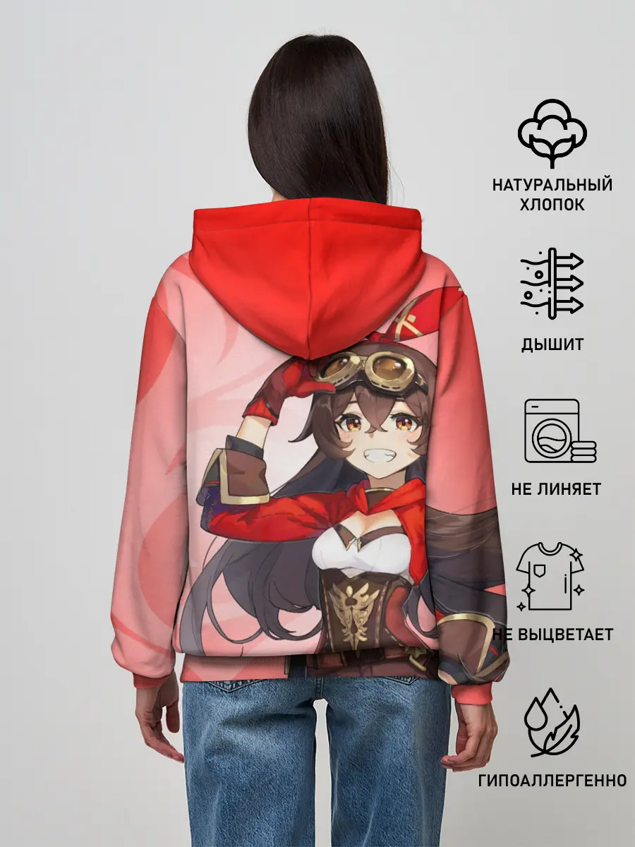 Женское худи / GENSHIN IMPACT, ЭМБЕР,