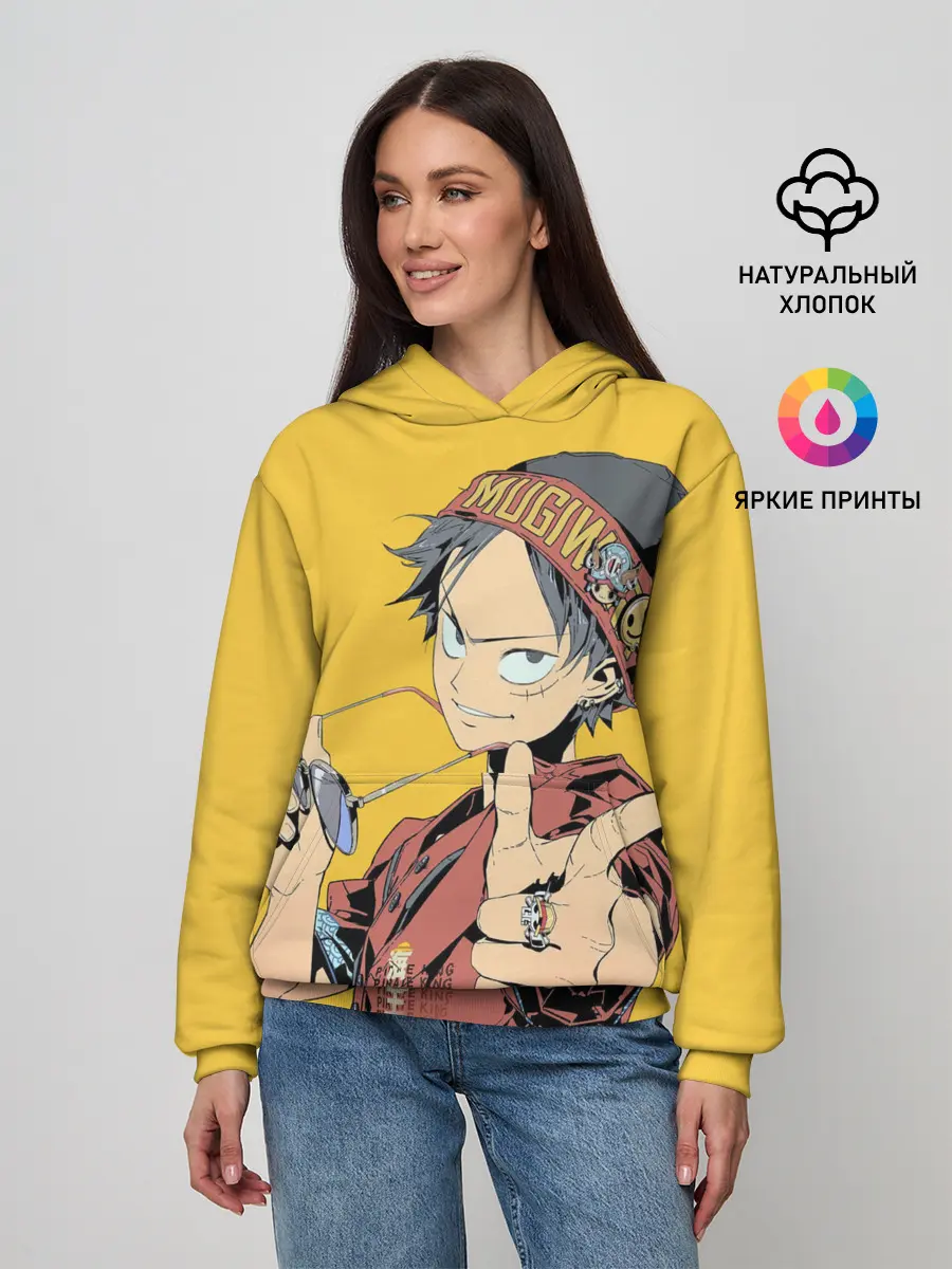 Женское худи / One Piece Luffy Луффи