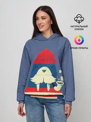 Женское худи / Морж