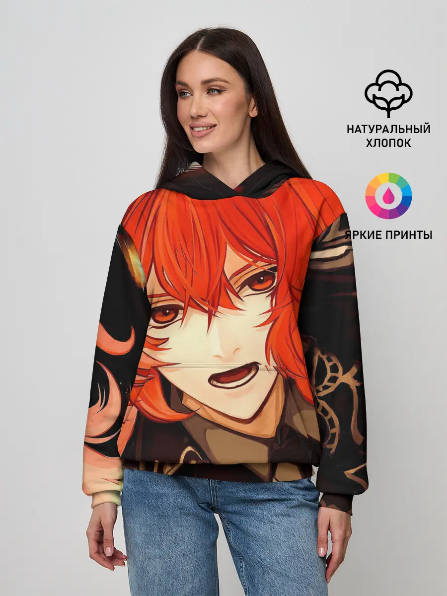 Женское худи / GENSHIN IMPACT DILUC