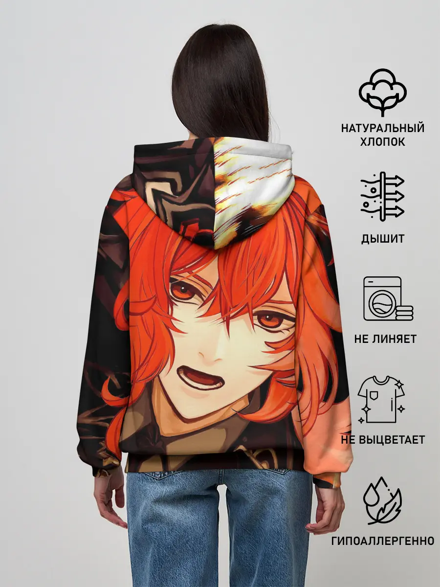 Женское худи / GENSHIN IMPACT DILUC