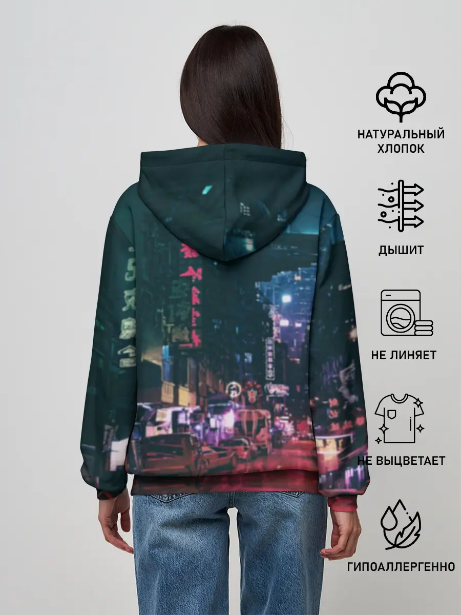 Женское худи / Cyberpunk 2077