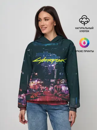 Женское худи / Cyberpunk 2077