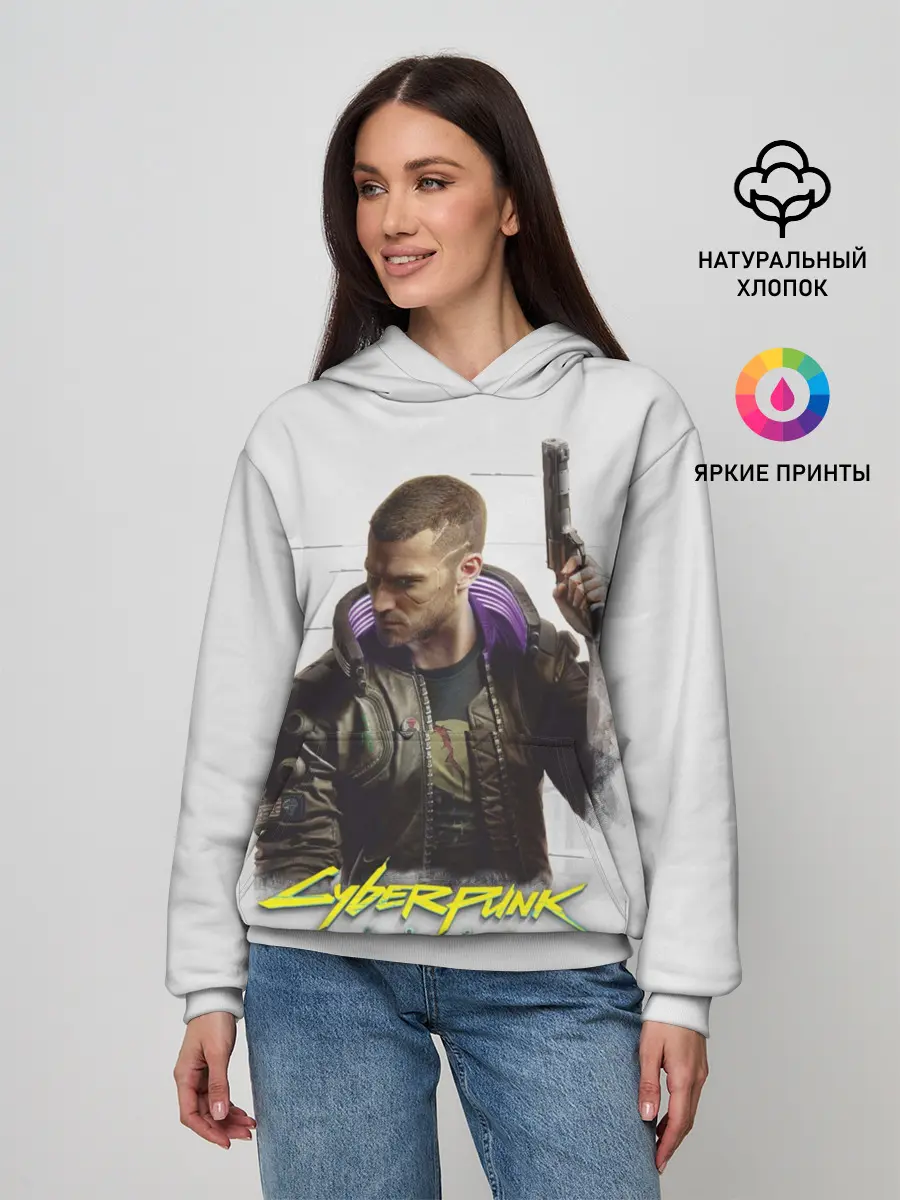Женское худи / Киберпанк 2077