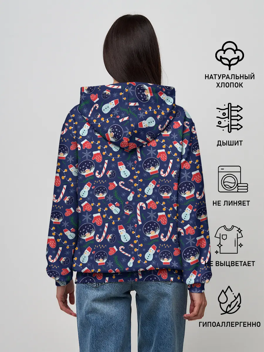 Женское худи / Новый Год