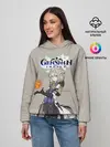Женское худи / Genshin impact/Альбедо