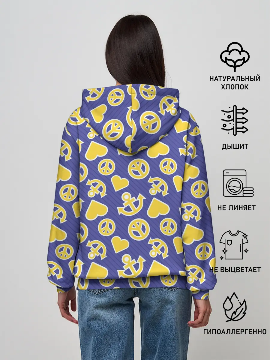 Женское худи / Kimyou na Bouken паттерн