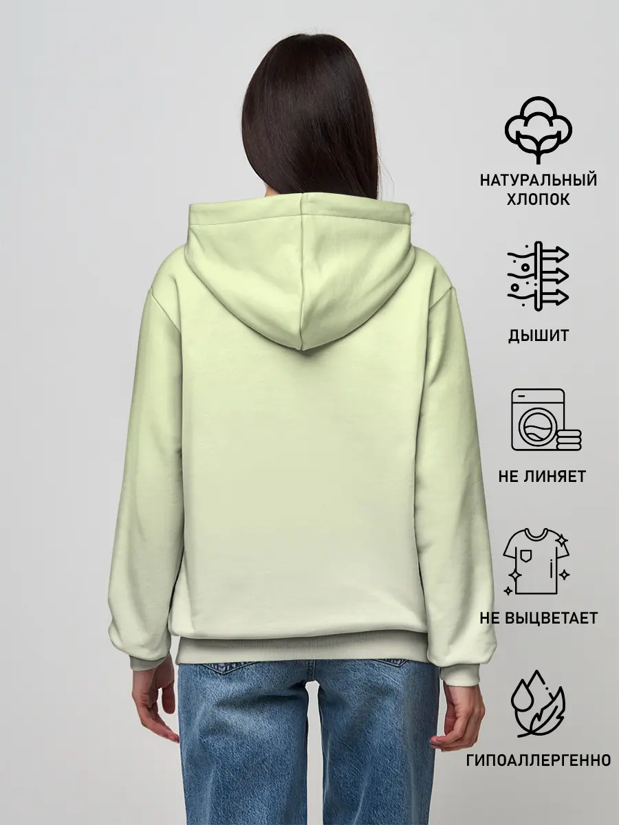 Женское худи / арт сова яркая