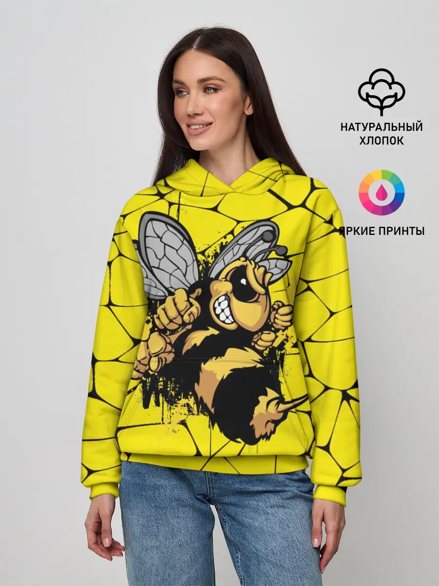 Женское худи / Дикая пчела
