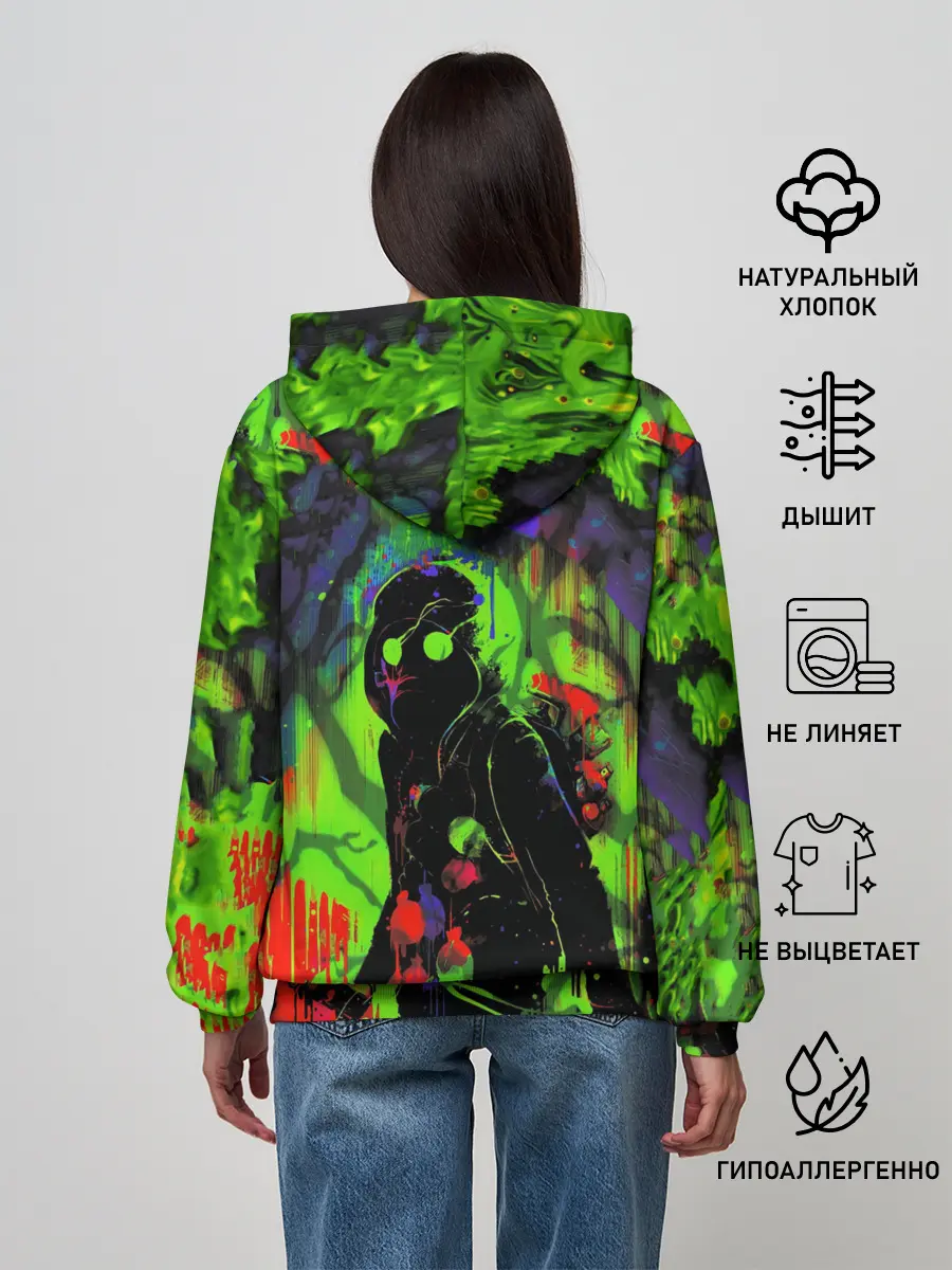 Женское худи / Граффити