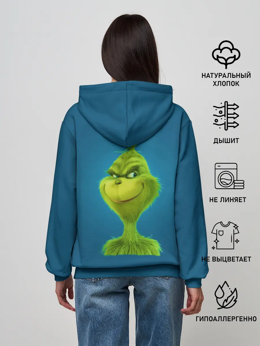Женское худи / Гринч