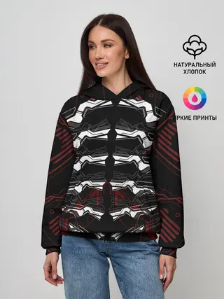 Женское худи / Цифровой киберскелет