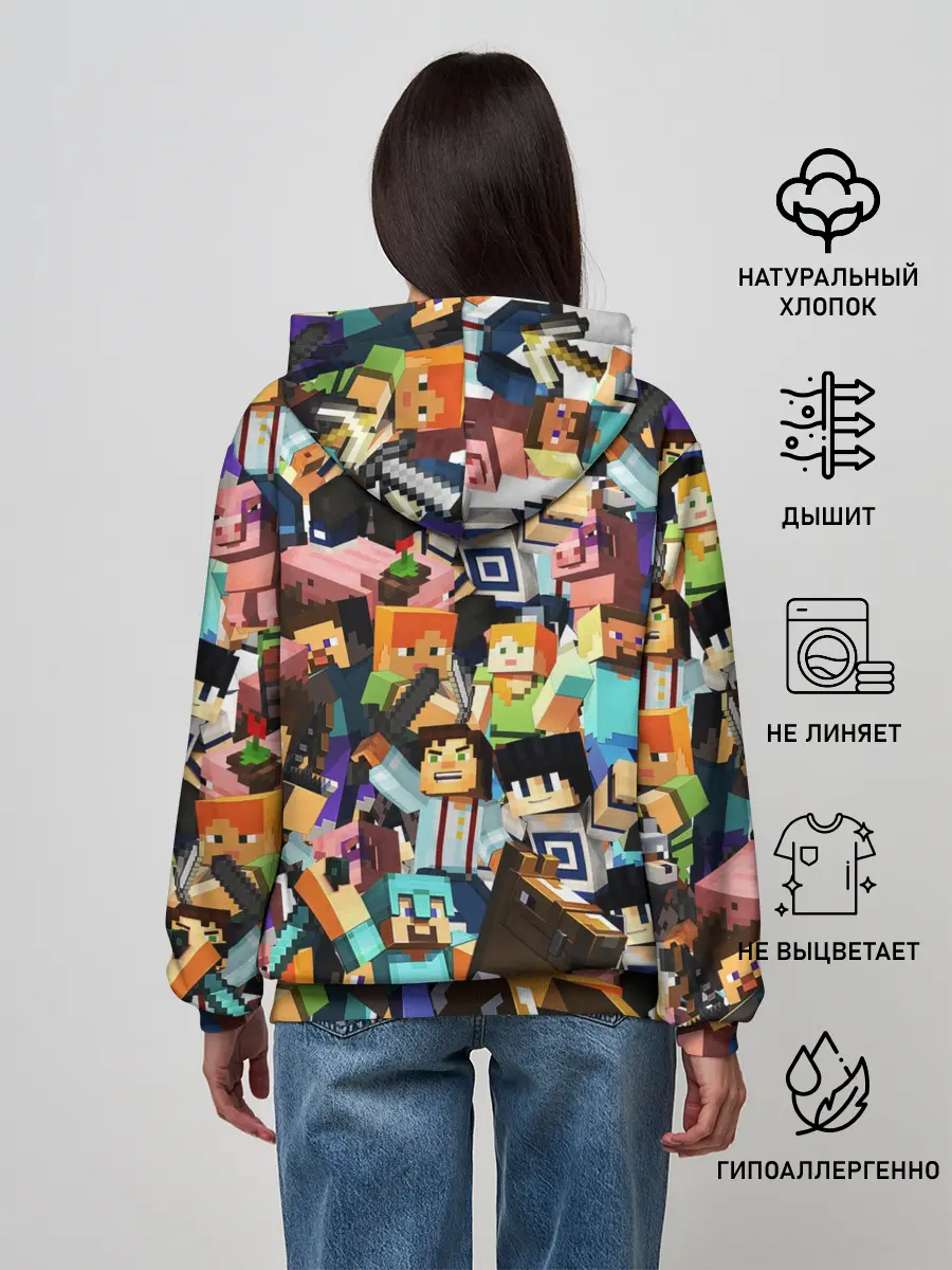 Женское худи / MINECRAFT