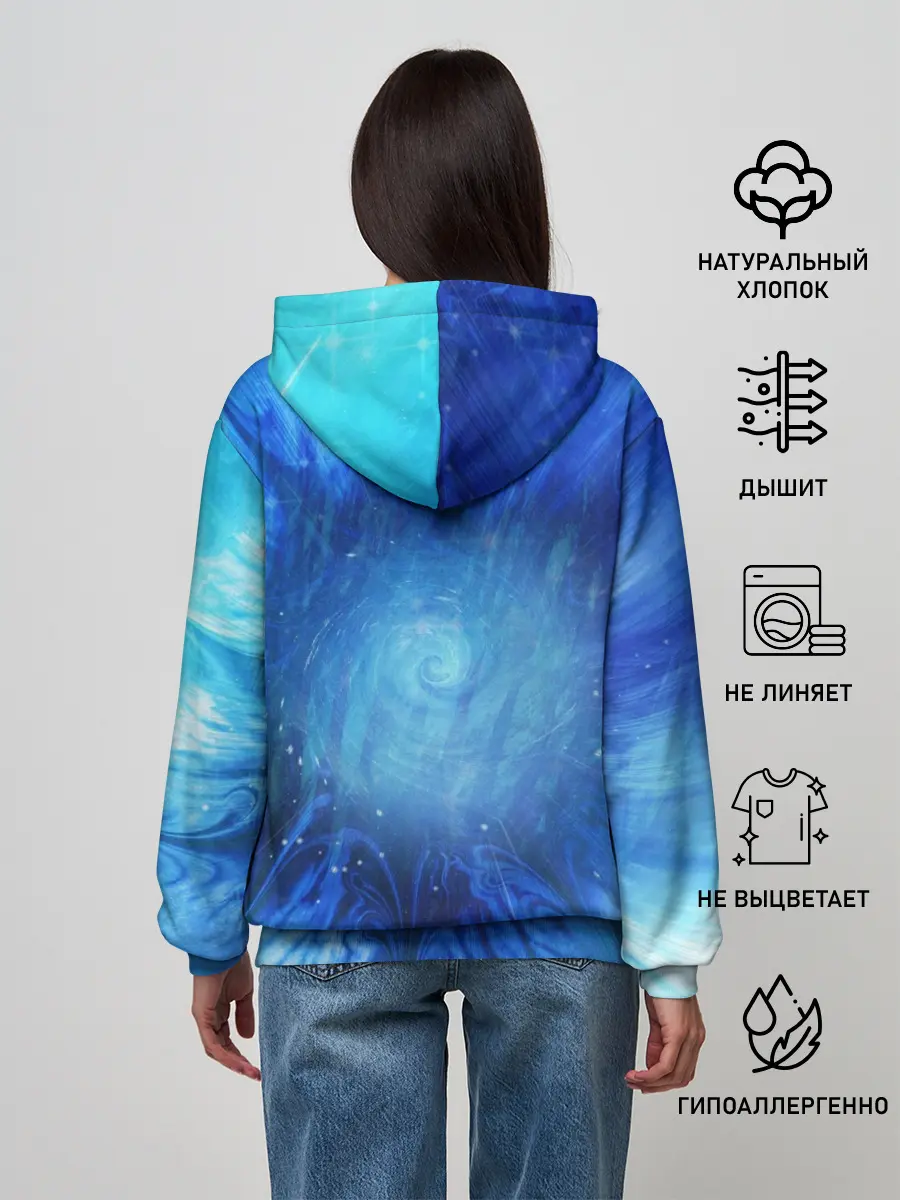 Женское худи / Барбара. Genshin Impact