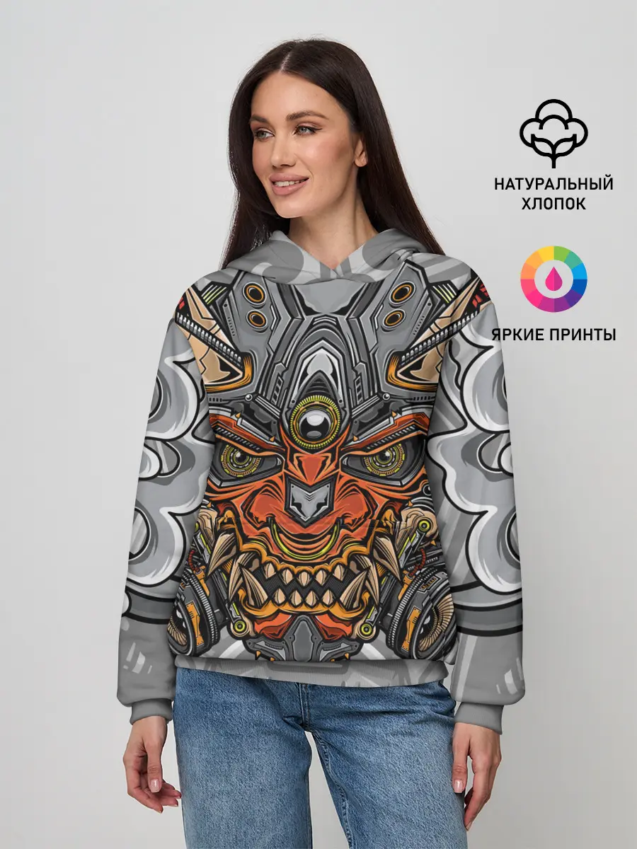 Женское худи / Cyber Samurai